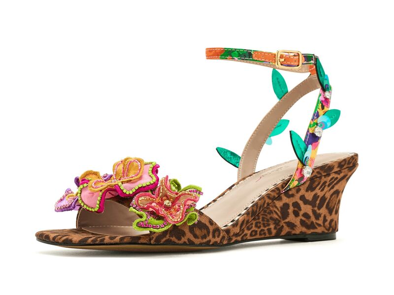 ブルーバイベトシージョンソン レディース シューズ 踵 Blue By Betsey Johnson Spenser Leopard Multi マルチ色つや