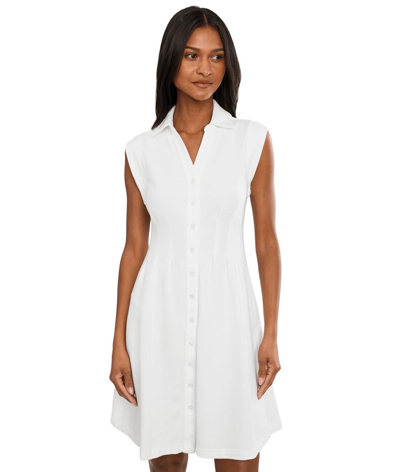 ニックプラスゾーイ レディース トップス 衣装 パイル Nic+zoe French Terry Rory Dress Paper White 白いこと