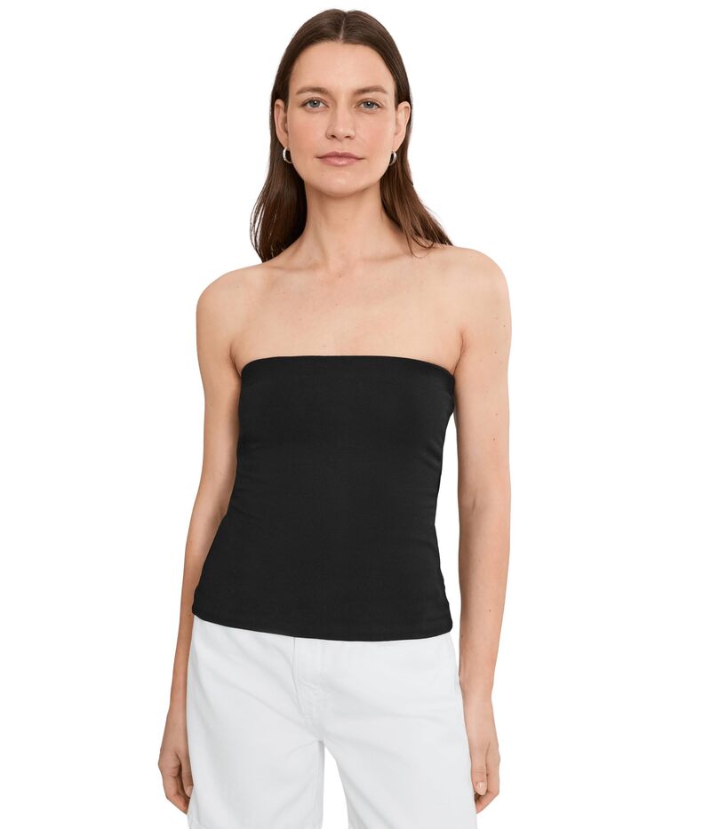 メイドウェル レディース トップス ティーシャツ Madewell 90s Tube Top Jet Black 黒いこと