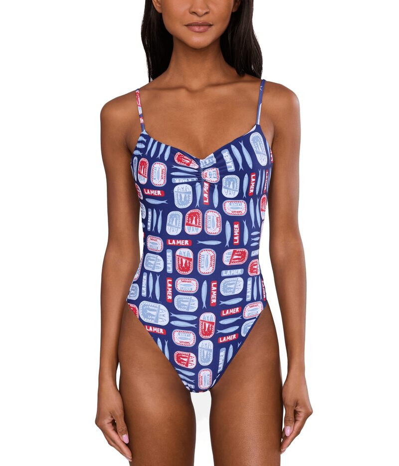 ウミーユアムーム レディース 水泳着 上下仕掛ける Show Me Your Mumu Bells Beach One Piece Salty Sardines
