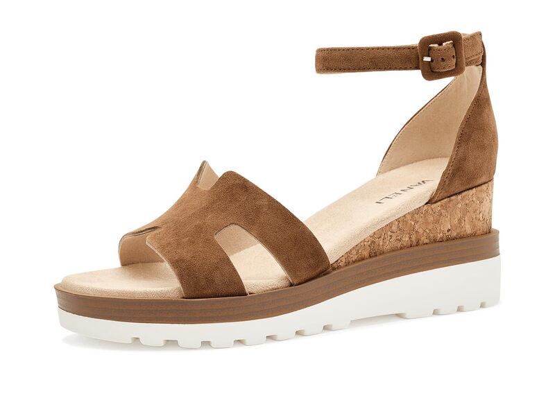 ベネリ レディース シューズ 踵 Vaneli Cairn Cuoio Suede