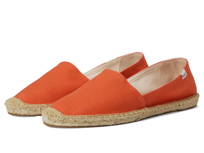 ソルドス レディース シューズ スリッポン・ローファー Soludos Original Espadrille Flama Orange オレンジ色