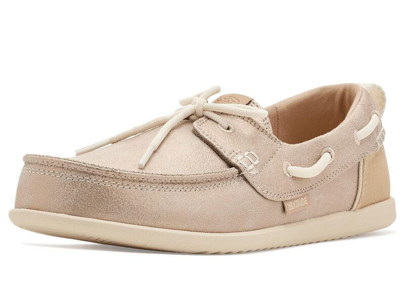ヘイデュード レディース シューズ スリッポン・ローファー Hey Dude Harbor Breeze Lo Classic Platinum