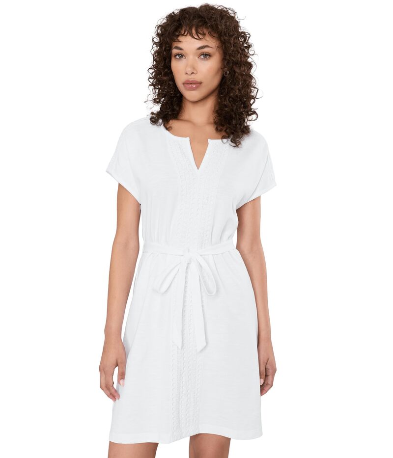 トッミーバハマ レディース トップス 衣装 スピード競技刈り込み スピード競技 Tommy Bahama Sunset Harbor Lace Trim Dress White 白いこと