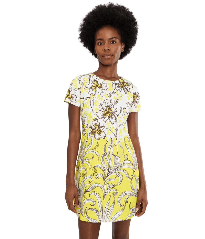 リリーピュリッツァー レディース トップス 飛び降りる背広 ロンパース手押し車 Lilly Pulitzer Melodie Skirted Rompers Estelle Yellow 黄色