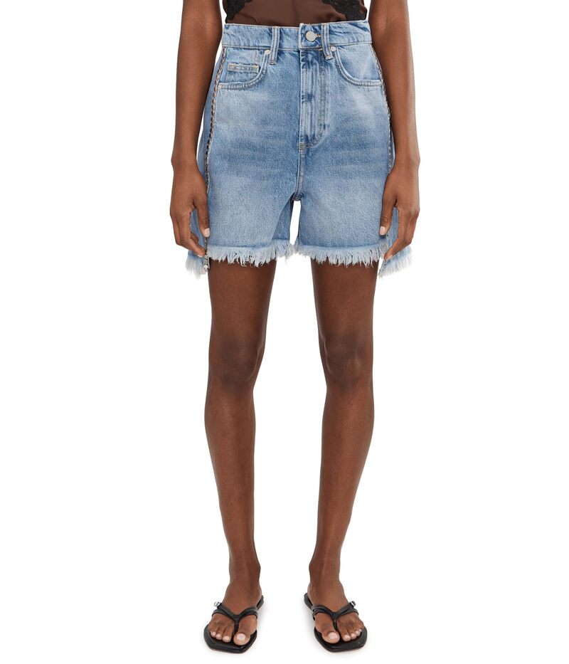 オールセインツ レディース ボトムス 二分の一ズボン下・さる股引き 遊撃手ズボン下 Allsaints Frankie Stud Shorts Vintage Indigo インディゴ