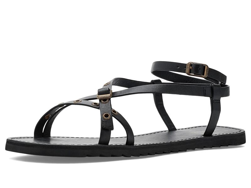 オールセインツ レディース シューズ サンダル Allsaints Tyla Eyelet Sandals Black 黒いこと