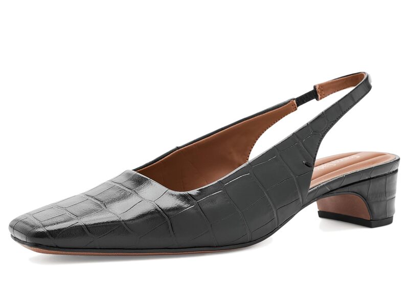 フランコサルト レディース シューズ 踵 Franco Sarto Lyanna Black Croc Prin 黒いこと