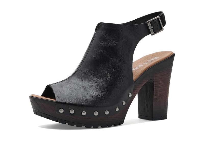 コークス レディース シューズ 踵 Korks Arden Black 黒いこと