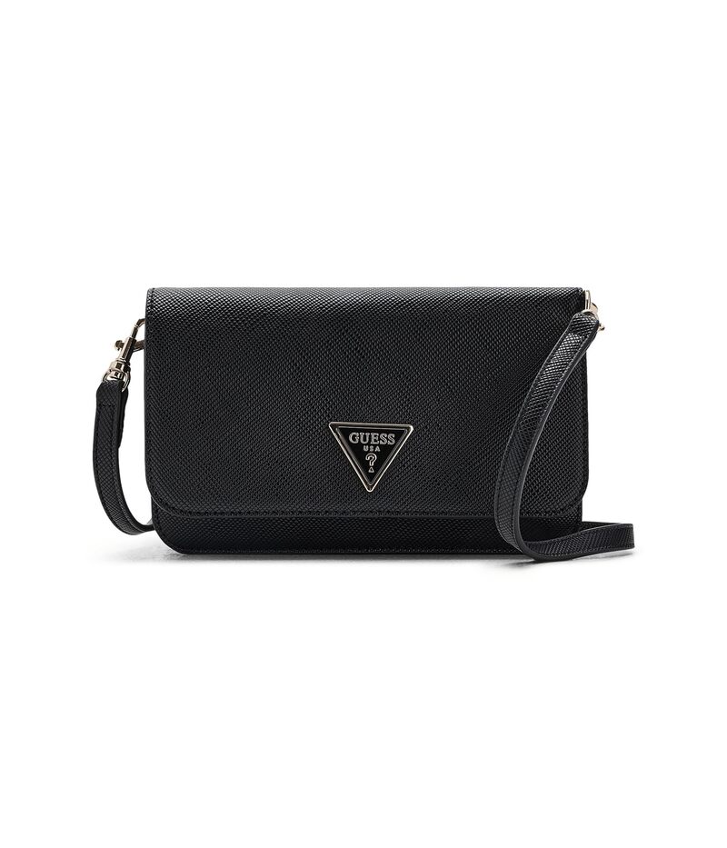 ゲス レディース 御徒面子 Guess Noelle II Crossbody Flap Organizer Black 黒いこと