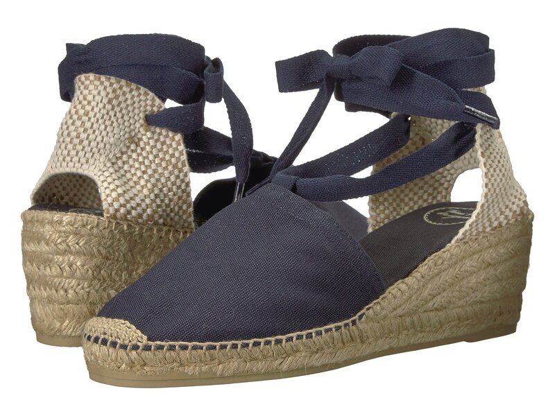 トニーポンズ レディース シューズ 踵 Toni Pons Valencia Navy Canvas 米国海軍