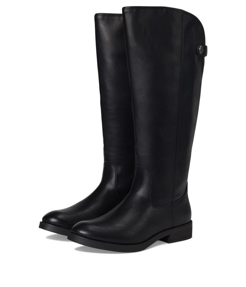 飛球 レディース シューズ ブーツ・レインブーツ トール Frye And Co. Kellie Button Tall Wide Calf Black 黒いこと