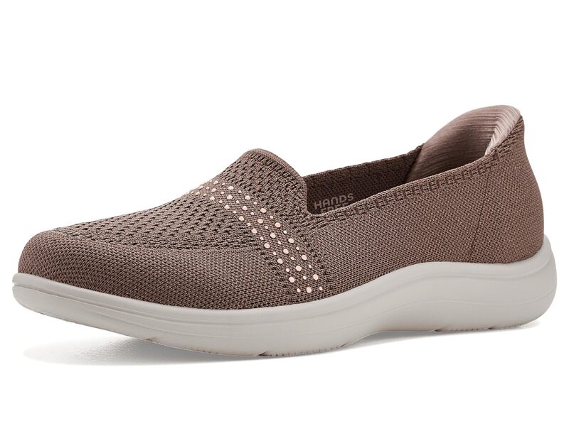 スケッチャーズ レディース シューズ スリッポン・ローファー 旗がしら Skechers Hands Free Slip-In On-The-Go Flex Radiant - Captivate Brown 赤銅色