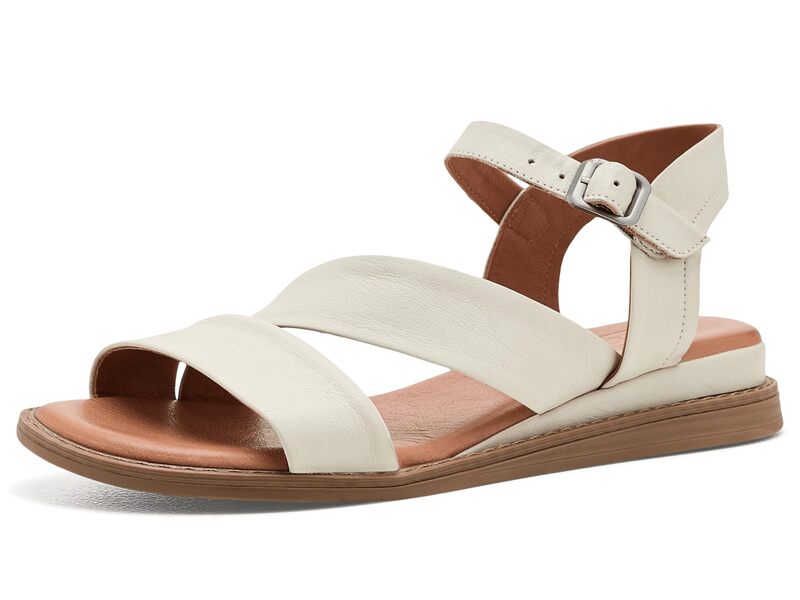 ミズムーズ レディース シューズ サンダル Miz Mooz Harmony Wedge Sandals Cream 皮膚軟化剤