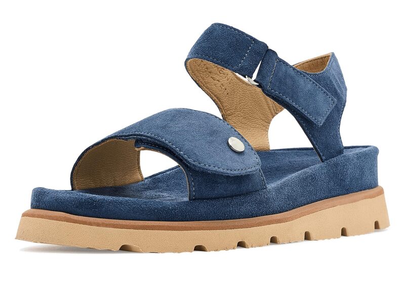 春月踏み段 レディース シューズ 踵 Spring Step Dixiemae Navy Suede 米国海軍