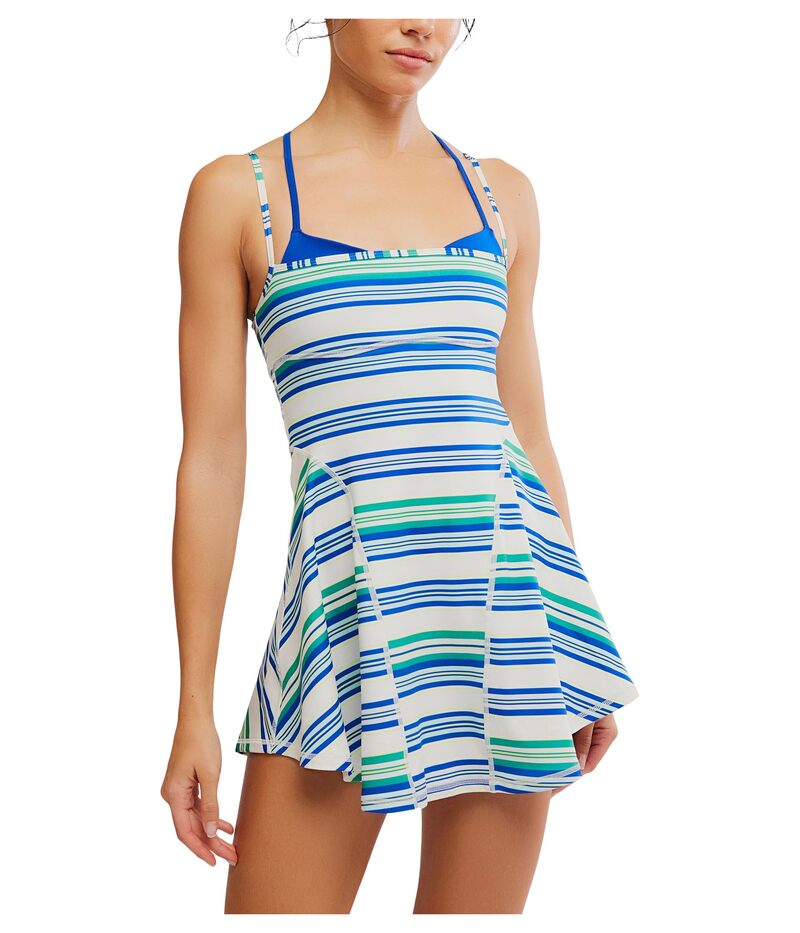 フリーピープル レディース トップス 衣装 刷り上げる Fp Movement Baseline Printedress Electric Shock