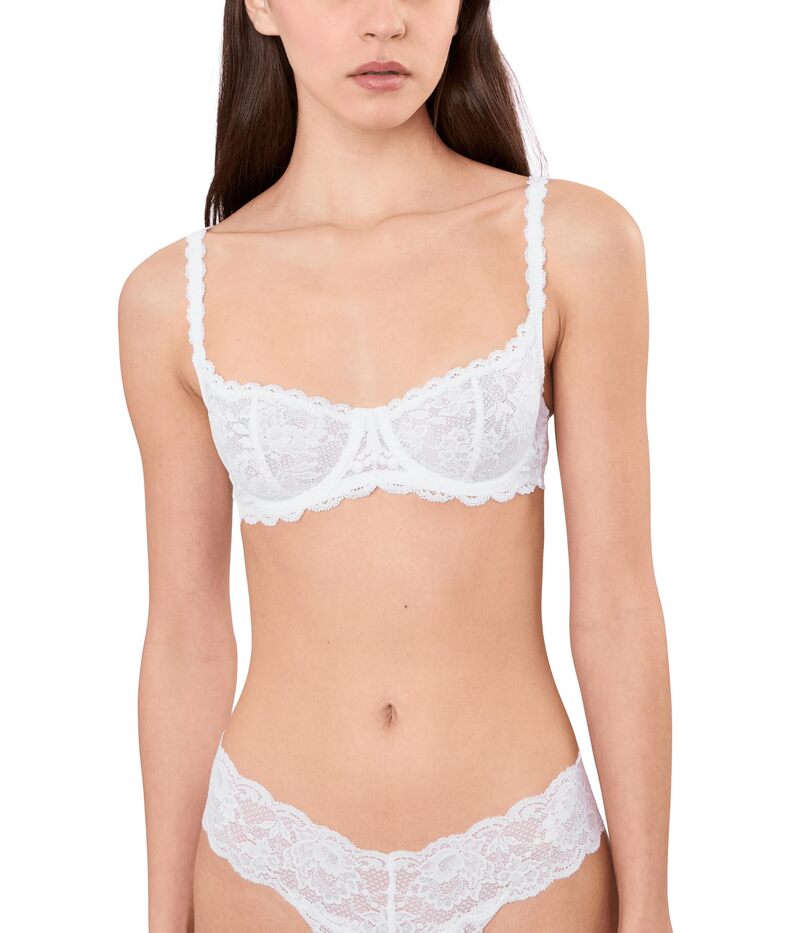 コサベラ レディース アンダー御召しもの ブラ Cosabella Never Say Never Balconette Bra White 白いこと