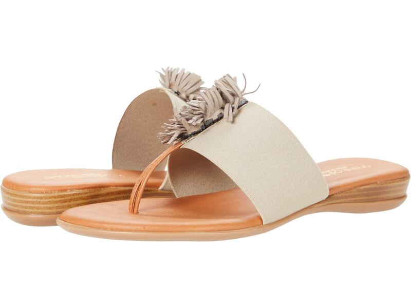 アンドレ地びた レディース シューズ サンダル Andre Assous Novalee Featherweight Sandal Ecru エクリュ