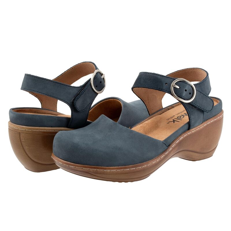 ホンブルグ帽ウォーク レディース シューズ サンダル Softwalk Mabelle Smoke Nubuck 雲煙