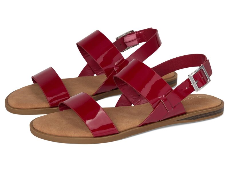ジュルネ 寄せあわせ レディース シューズ サンダル Journee Collection Lavine Red 赤いこと