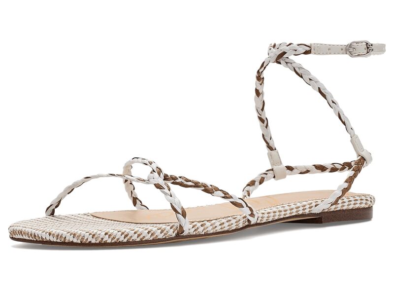 サムエデルマン レディース シューズ サンダル Sam Edelman Ellina Braid Ivory Taupe Mul 象牙色