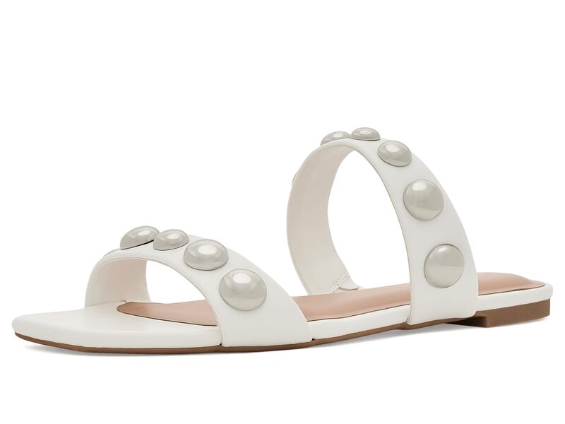 ジュルネ 寄せ合わせ レディース シューズ サンダル Journee Collection Frida White/Silver 白いこと