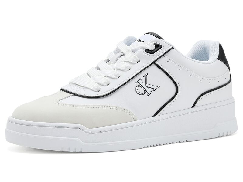 カルバンクライン レディース シューズ スニーカー Calvin Klein Pazquale White/Black 白いこと