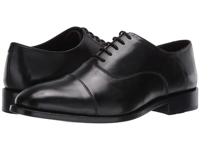 アンソニー ヴィア メンズ シューズ オックスフォード 旗がしら Anthony Veer Clinton Cap Toe Oxford Black 黒いこと