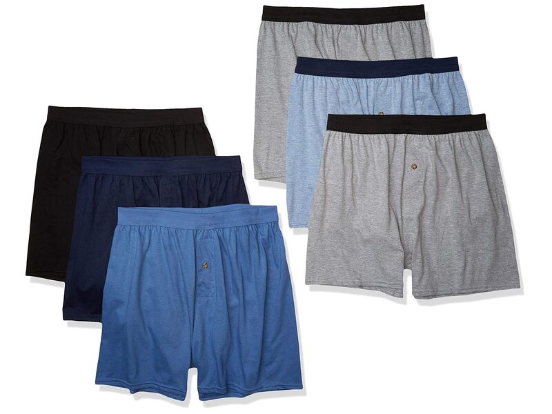 ヘインズ メンズ アンダーお召しもの ボクサーズボン下 Hanes Comfortsoft Boxer With Comfort Flex Waistband Assorted - 6 Pa