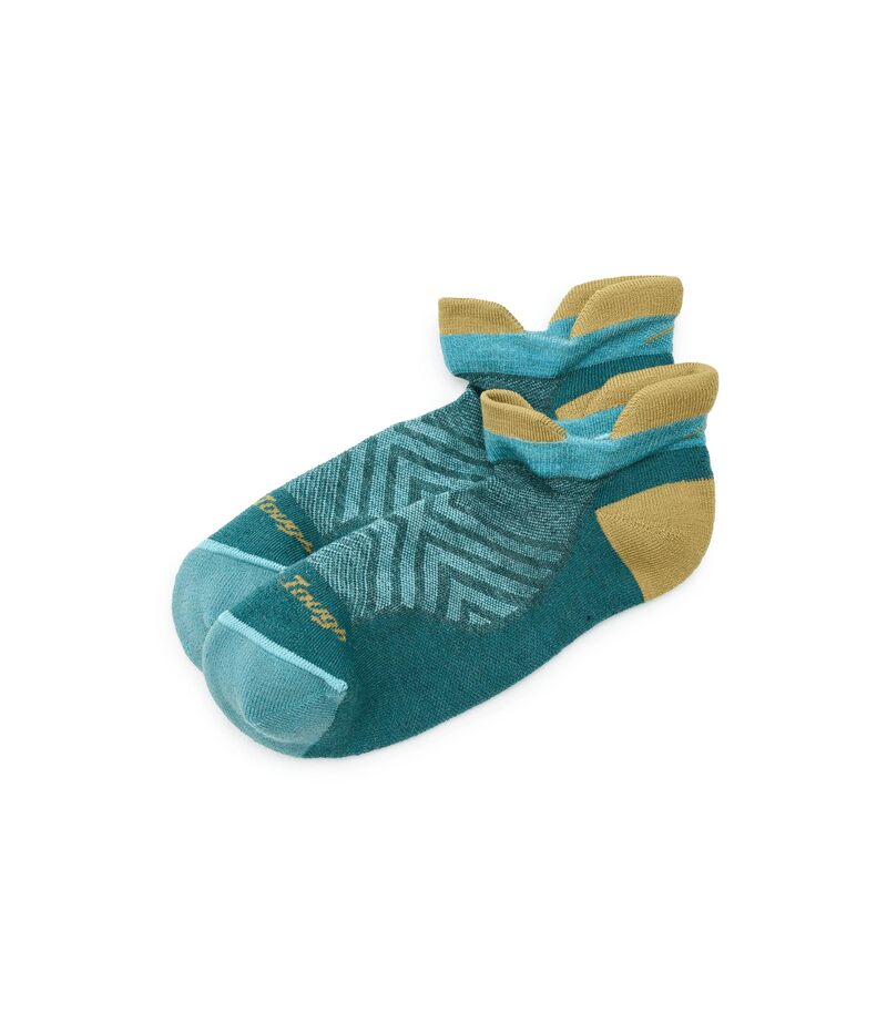 ダーンタフバーモント レディース アンダーお召しもの ソックス Darn Tough Vermont Runo Show Tab Ultra-Lightweight with Cushion Teal ティール