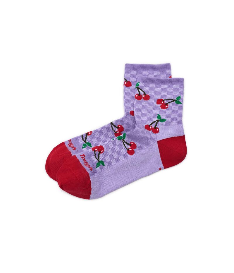 ダーンタフバーモント レディース アンダーお召しもの ソックス Darn Tough Vermont Fruit Stand Shorty Lightweight Cherry Lavender ラベンダー