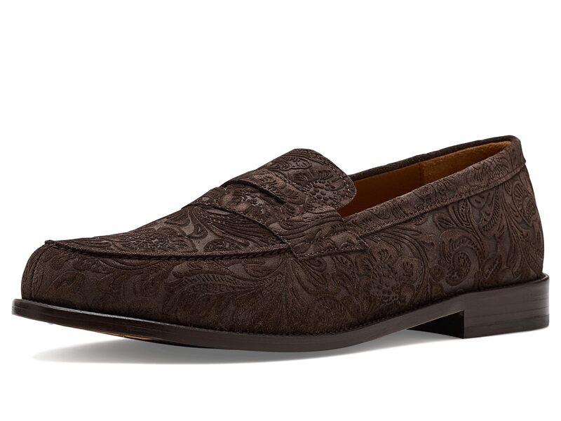 タフト メンズ シューズ スリッポン・ローファー Taft LF-Sterling-BRF Brown Floral 赤銅色