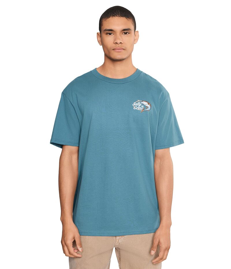 ソルティークルー メンズ トップス プルオーバー Salty Crew Yellowtail Classic Short Sleeve Tee Slate スレート