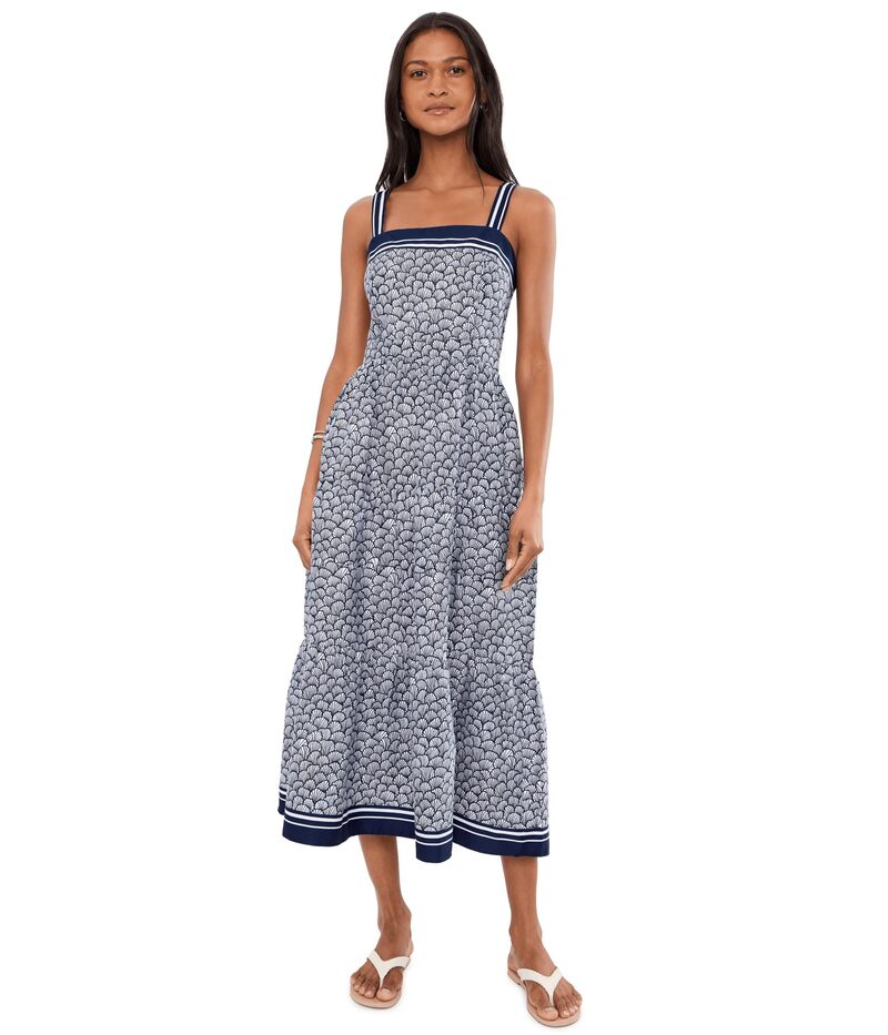 セセ レディース トップス 衣装 MIDI Cece Square Neck Tank Midi Dress Classic Navy 米国海軍