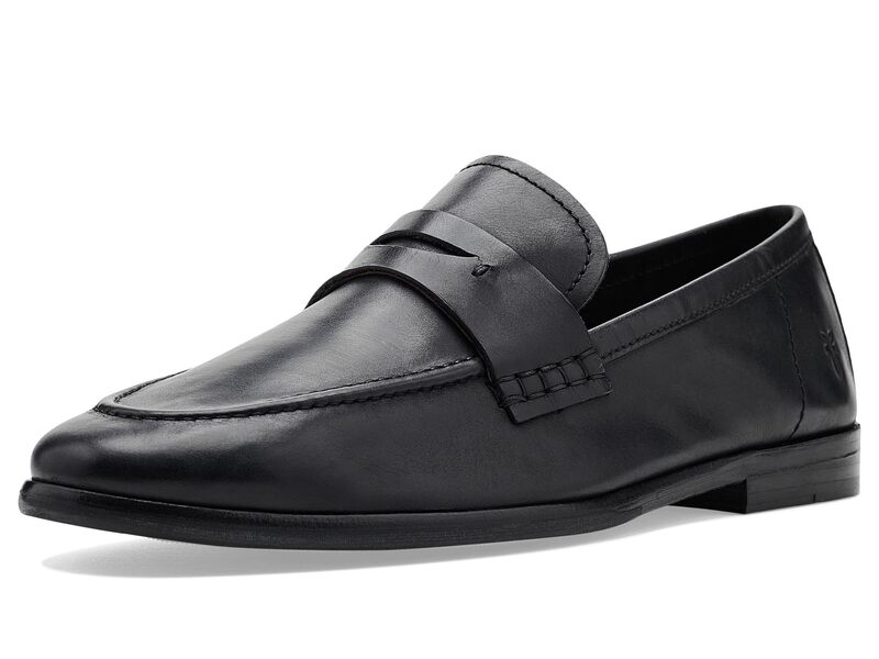 飛球 メンズ シューズ スリッポン・ローファー Frye Graham Penny Black 黒いこと
