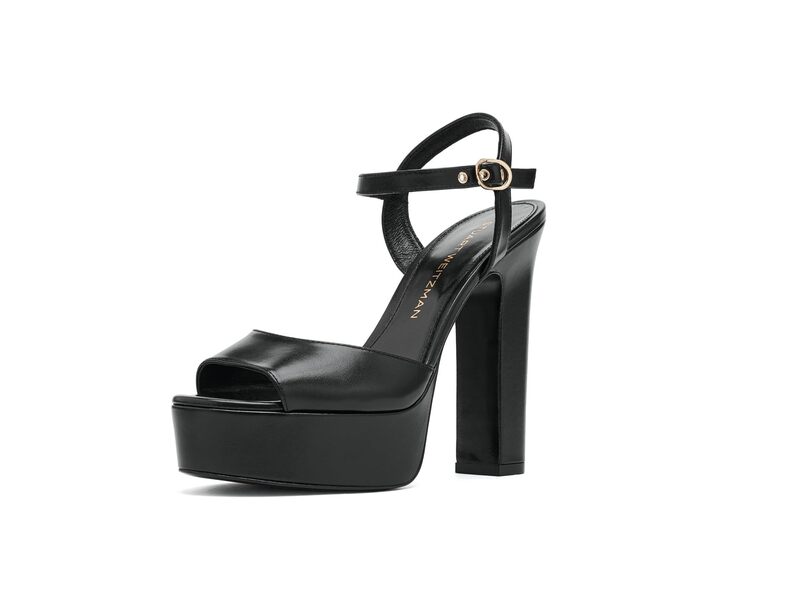 スチュアート ワイツマン レディース シューズ 踵 プラットホーム Stuart Weitzman Reade Platform Black 黒いこと