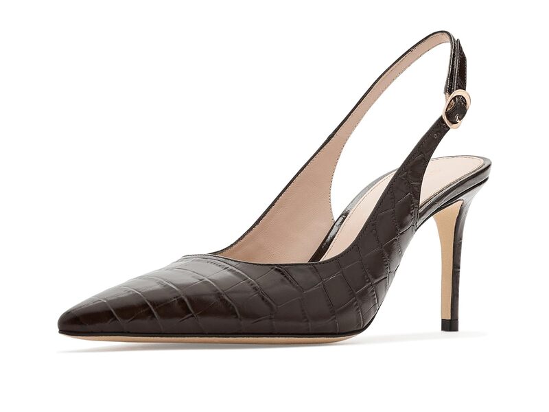 スチュアート ワイツマン レディース シューズ 踵 Stuart Weitzman Stuart Power Slingback 75 Walnut