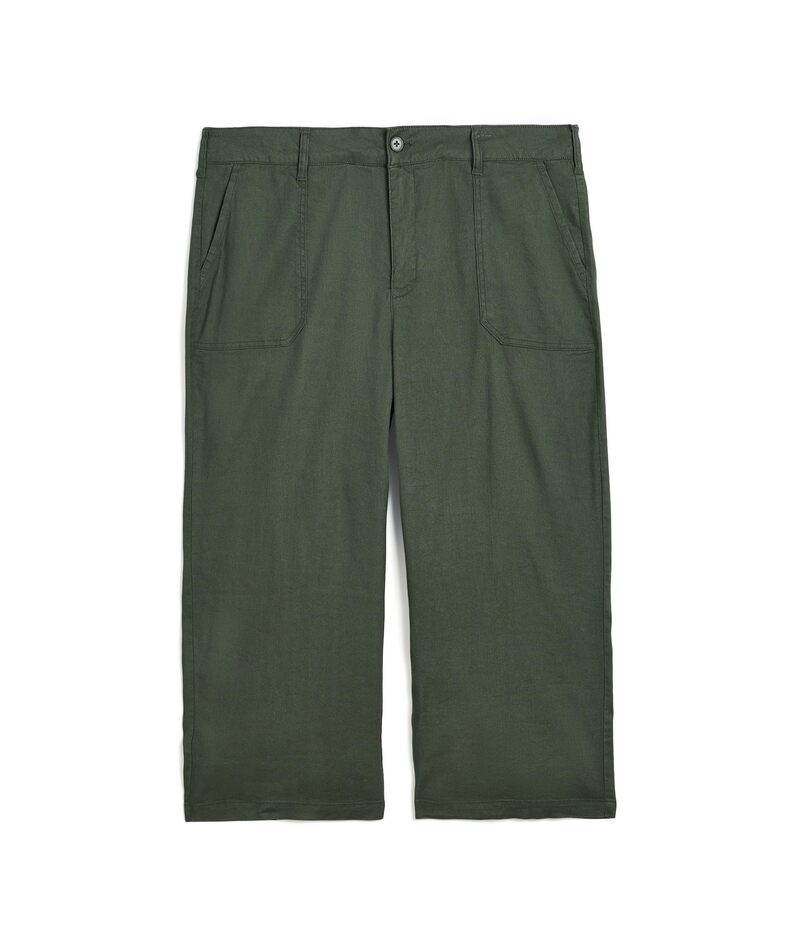 エヌワイディージェイ レディース ボトムス 心地よいズボン下 カーゴパンツ 足し加える大きさ Nydj Plusize Cargo Pant Desert Green 緑であること
