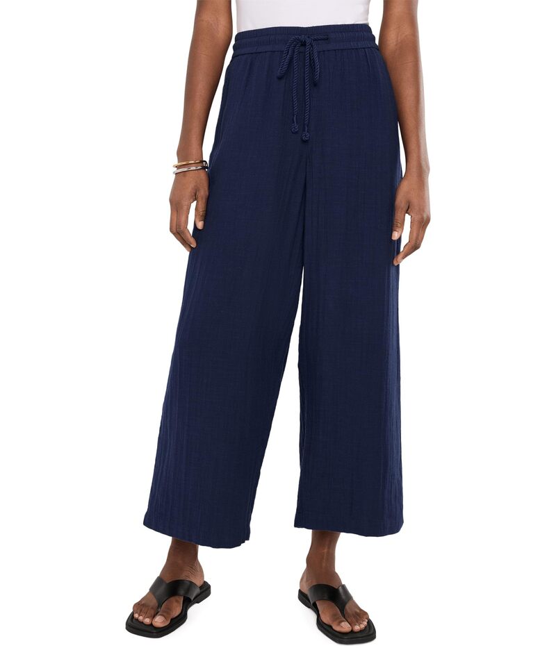 トッミーバハマ レディース ボトムス 心地よいズボン下 ワイドレッグ Tommy Bahama Gauze Hr Wide Leg Crop Coastline