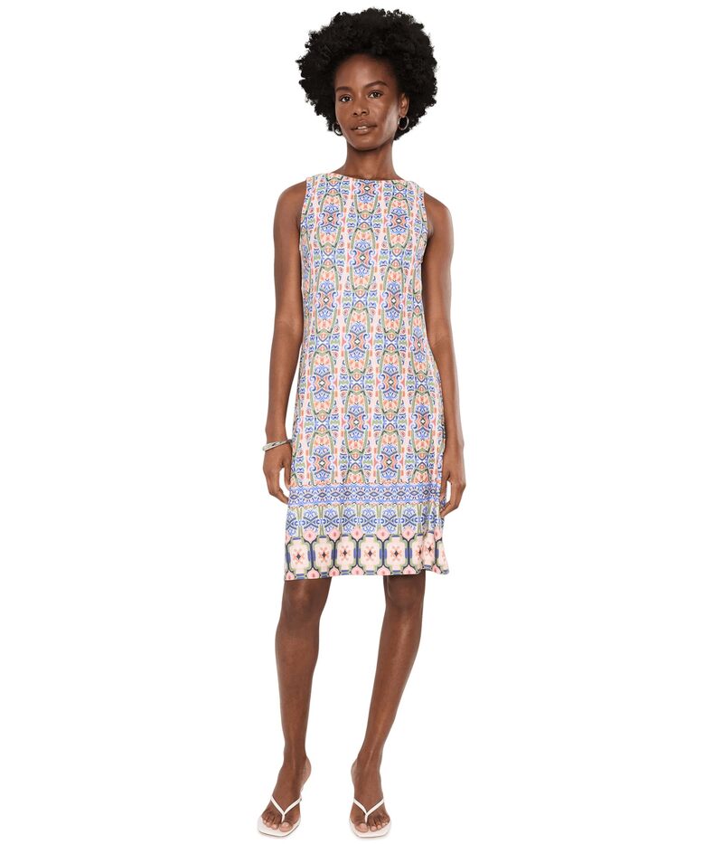 トッミーバハマ レディース トップス 衣装 ノースリーブ Tommy Bahama Darcy Mosaicove Sleeveless Dress Peach Blossom 桃