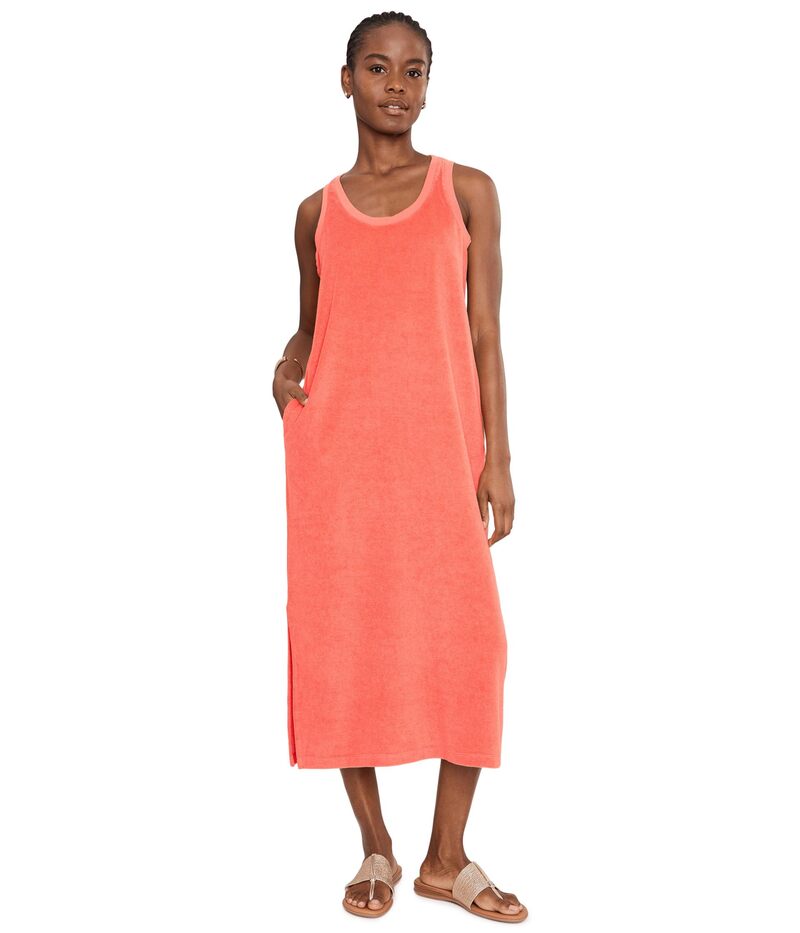 トッミーバハマ レディース トップス 衣装 MIDI パイル Tommy Bahama Suncoast Loop Terry Midi Dress Embered 赤いこと