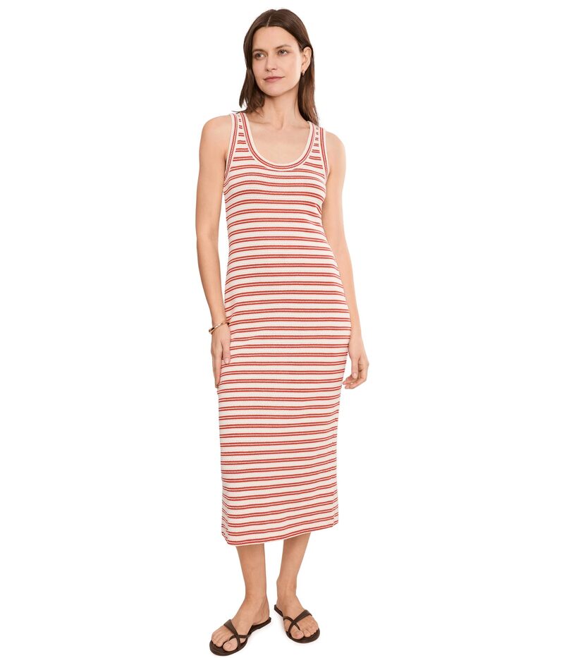 メイドウェル レディース トップス 衣装 MIDI Madewell Bloom Texture Tank Midi Stripe Textured Stripe 縞模様