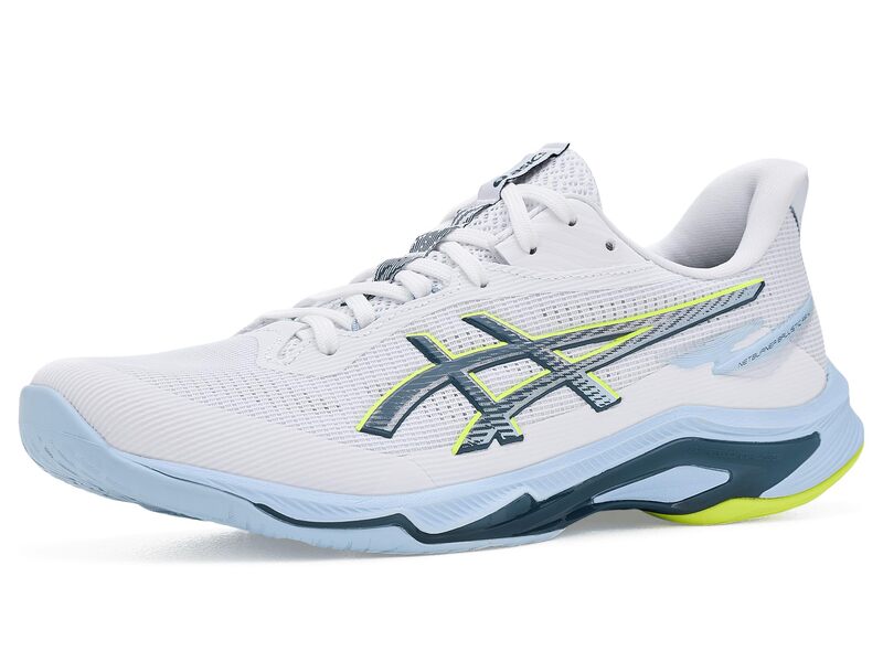 アシックス メンズ シューズ スニーカー Asics Netburner Ballistic FF 4 White/Raw Indig 白いこと
