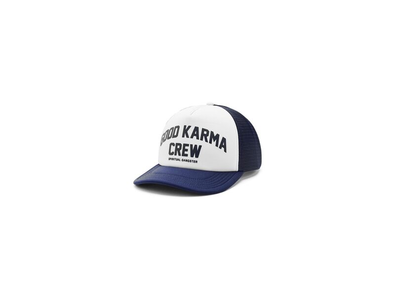 スピリチュアルギャングスタ レディース 佩び物 かぶり笠 Spiritual Gangster Good Karma Trucker Hat Indigo インディゴ