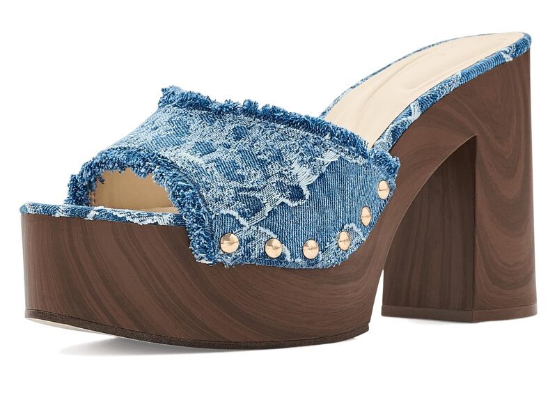 ジェシカシンプソン レディース シューズ 踵 プラットホーム サンダル Jessica Simpson Cezia Block Heels Platform Sandals Medium Blue 青み