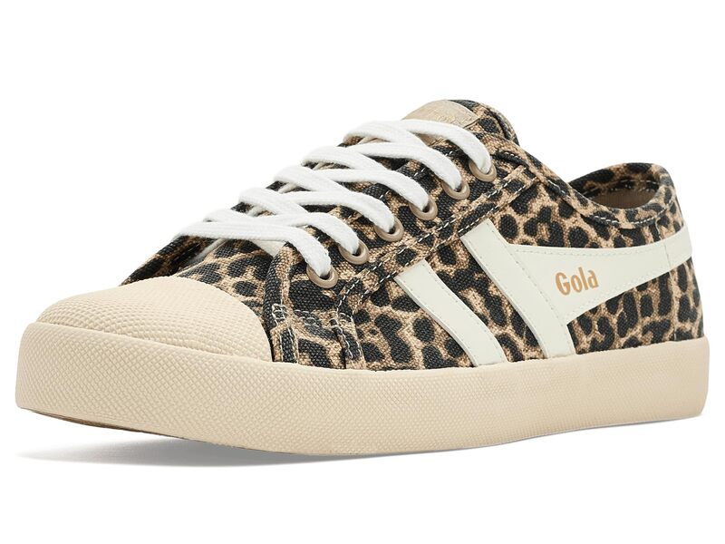 ゴラ レディース シューズ スニーカー Gola Coaster Leopard Tan/Off White 象牙色