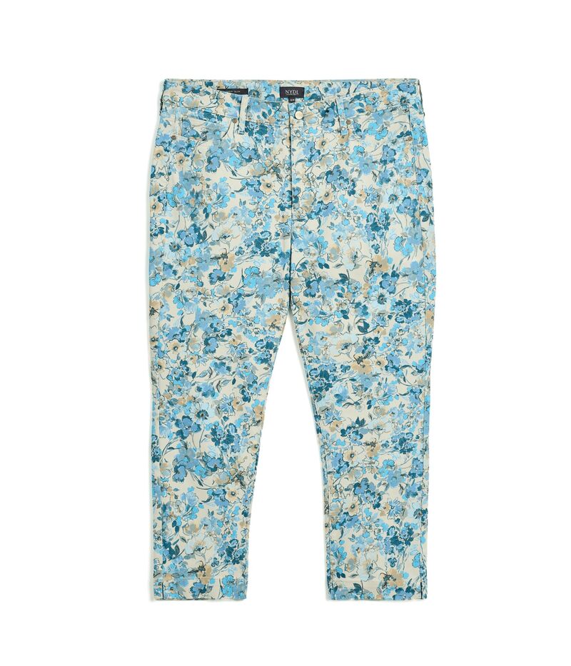 エヌワイディージェイ レディース ボトムス ジーンズズボン下 デニム Nydj Sheri Jeans Blue Blooms 青色