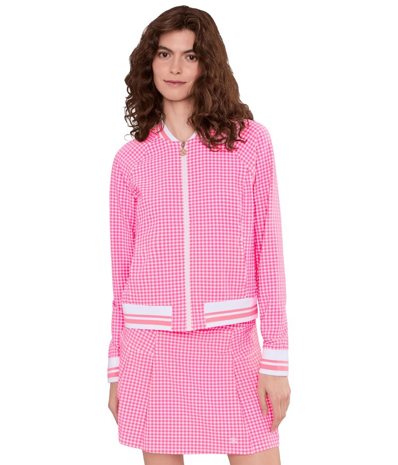リリーピュリッツァー レディース アウター 厚地の外套 上衣 Lilly Pulitzer Jaydea Jacket UPF 50+ Cherry Blossom
