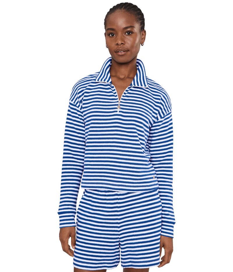 リリーピュリッツァー レディース アウター パーカー・スウェット Lilly Pulitzer Amaris Pullover Starlight Navy 米国海軍