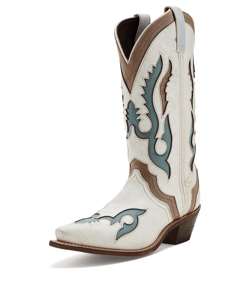 ラレド レディース シューズ ブーツ・レインブーツ Laredo Honky Off White 象牙色